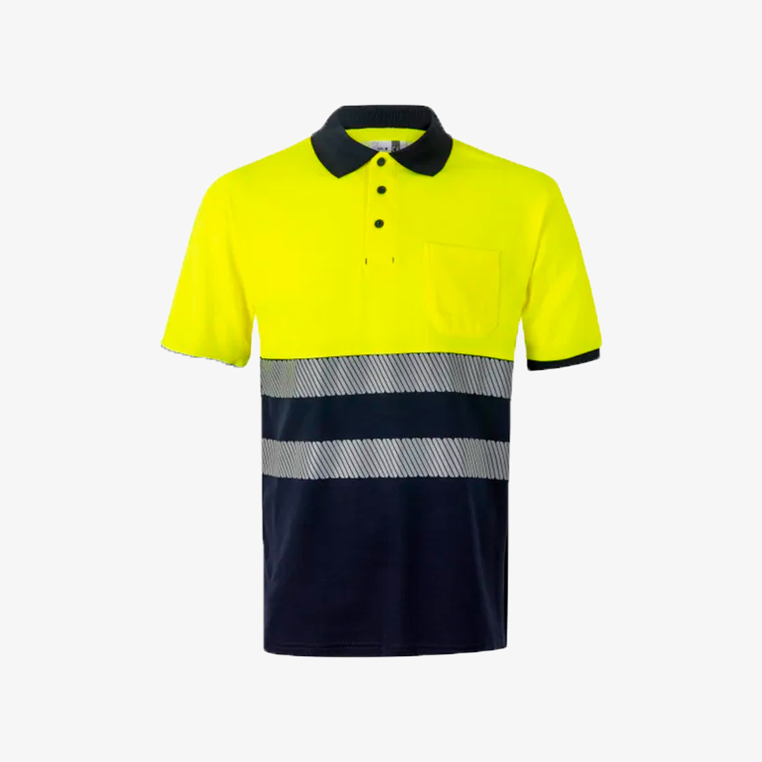 polo-refletor-amarelo-azul