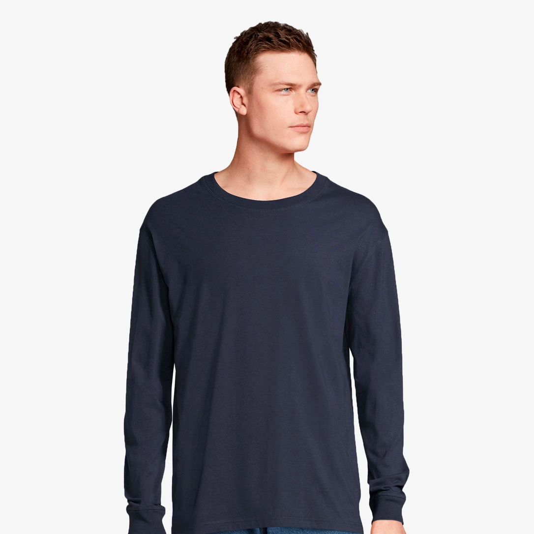 t-shirt-manga-comprida-azul-marinho-frente