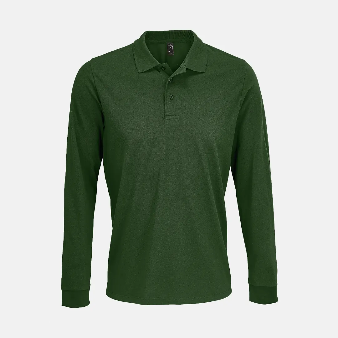 polo-de-manga-comprida-verde